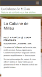 Mobile Screenshot of lacabanedemillau.com